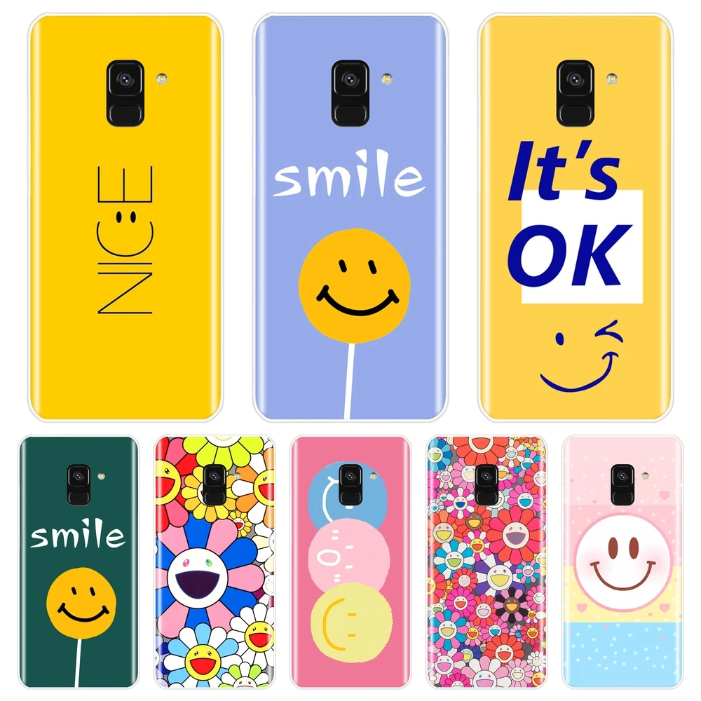 Чехол для телефона Samsung Galaxy A6 A7 A8 2018 A3 A5 2016 2017 мягкий силиконовый чехол-накладка с