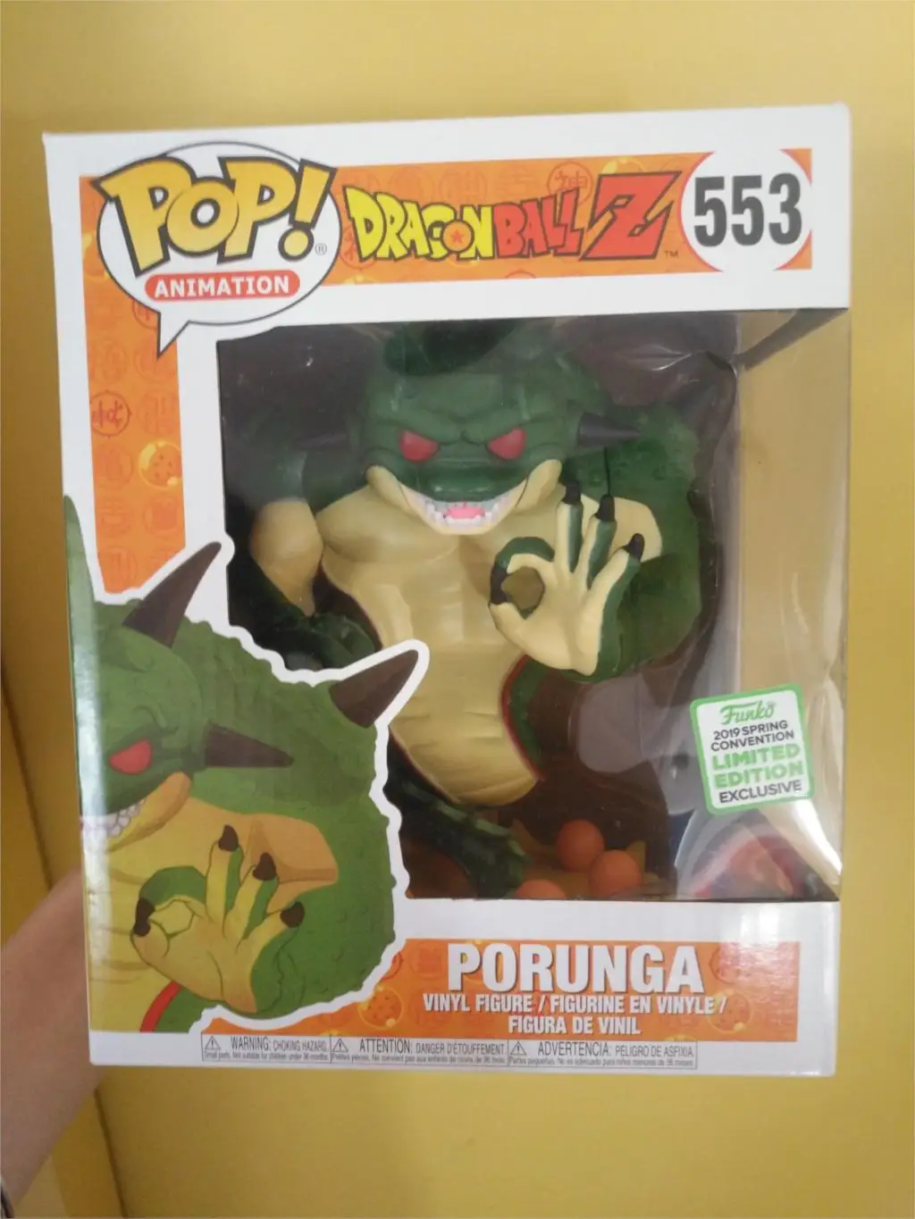 Funko Pop Dragon Ball Z 553 Dragon PORUNGA виниловые фигурки модель игрушки - Цвет: with retail package