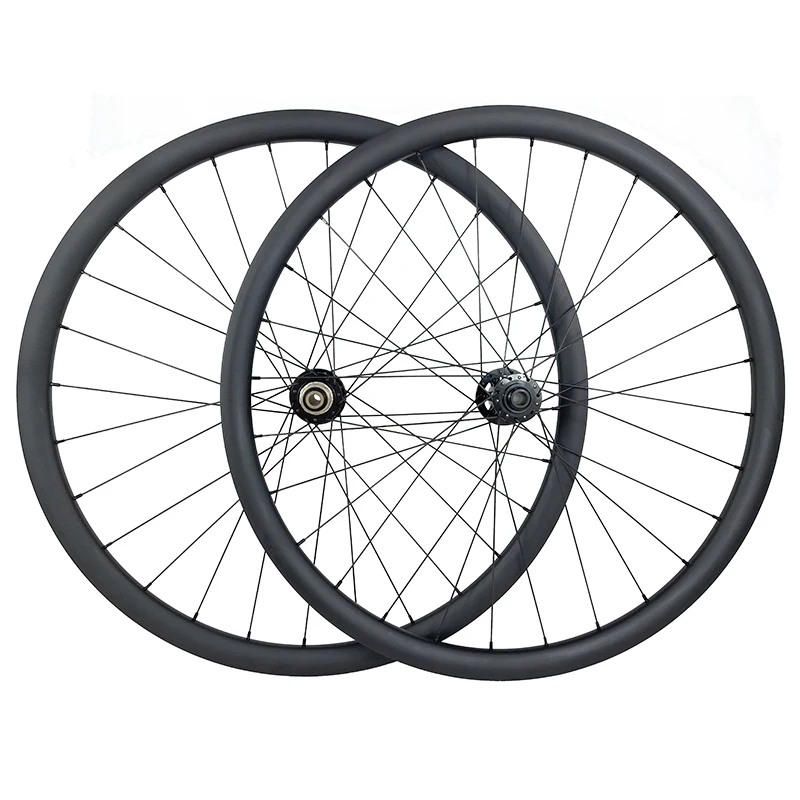 29er MTB XC Asymmetric Hookless Carbon Wheelset 30mm x UD 3K 12K matte Novatec D791SB D792SB gravel bicycle wheels | Спорт и