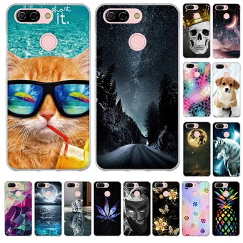 

Case For ZTE Blade V9 Vita 5.45 inch Cat Patterned Cover for blade v9 Vita Soft Silicon Back Phone cases coque Fundas