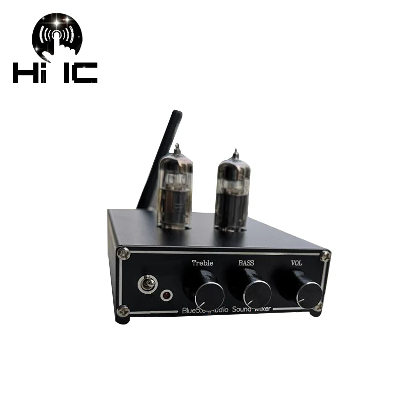 Hi Fi Bluetooth 5 0 6J5 ламповый предусилитель с тройным басом|Усилители мощности| |