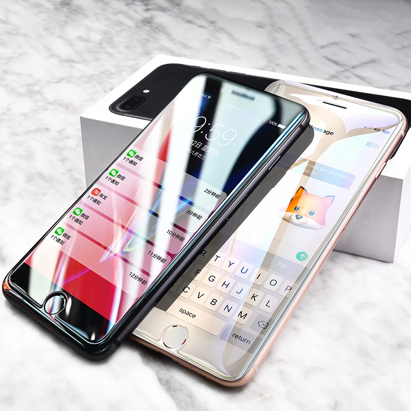 Защитное стекло 9D для iphone 7 8 6s Plus X XS Max XR 11 Pro 5 закаленное SE 2020 защита