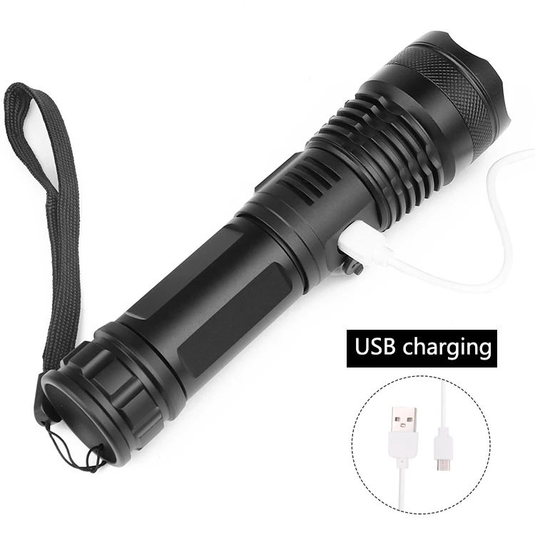 90000 lumens XLamp xhp70.2 hunting most powerful led flashlight rechargeable usb torch cree xhp70 xhp50 18650 or 26650 battery