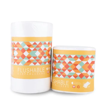 

New Portable 100pcs/Roll Disposable Bamboo Fiber Diaper Liners Infant Baby Single Use Soft Cloth Nappy Insert