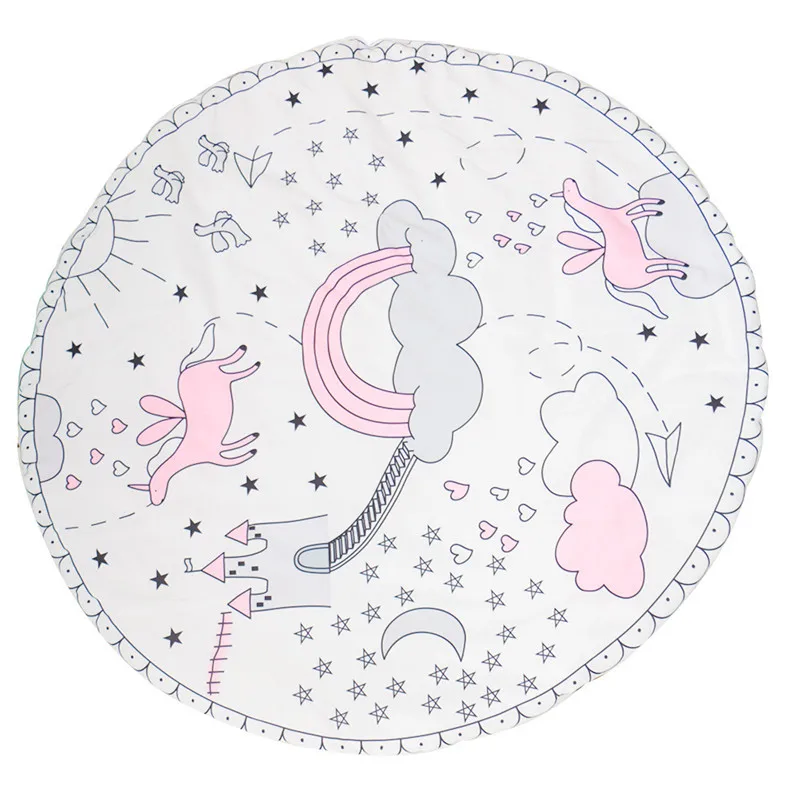 Baby Car Racing Road Game Play Mat 26 English Letters Kids Educational Crawling Blanket Village Road Unicorn Floor Carpet (4)