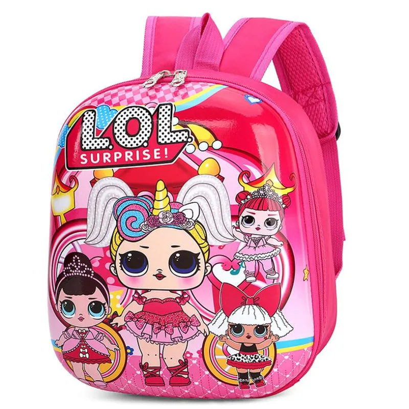 LoL Surprise Series Cute LoL Dolls Pattern Eggshell School Bag Backpack Kindergarten Travel Necessary Children Birthday Gifts