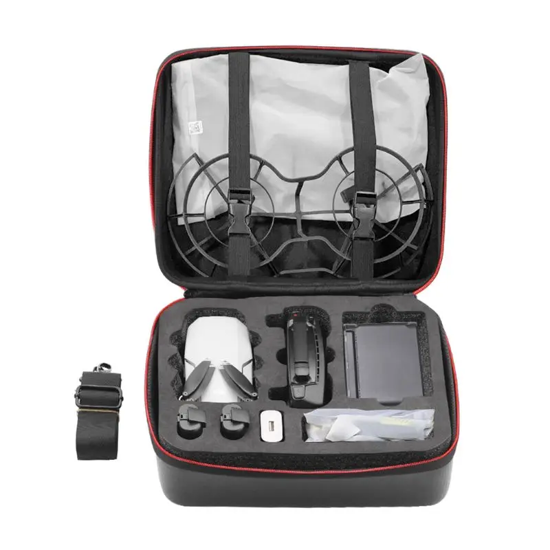 Buy Nylon/PU Carry Case Storage Shoulder Bag with Remote Lanyard for DJI Mavic Mini E65A