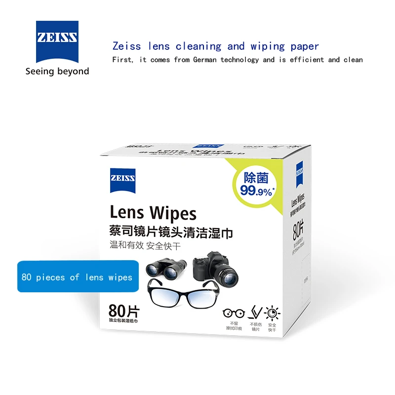 Zeiss Wipe Paper Glasses Camera Lens Lens Cleaning Wipes Cleaning