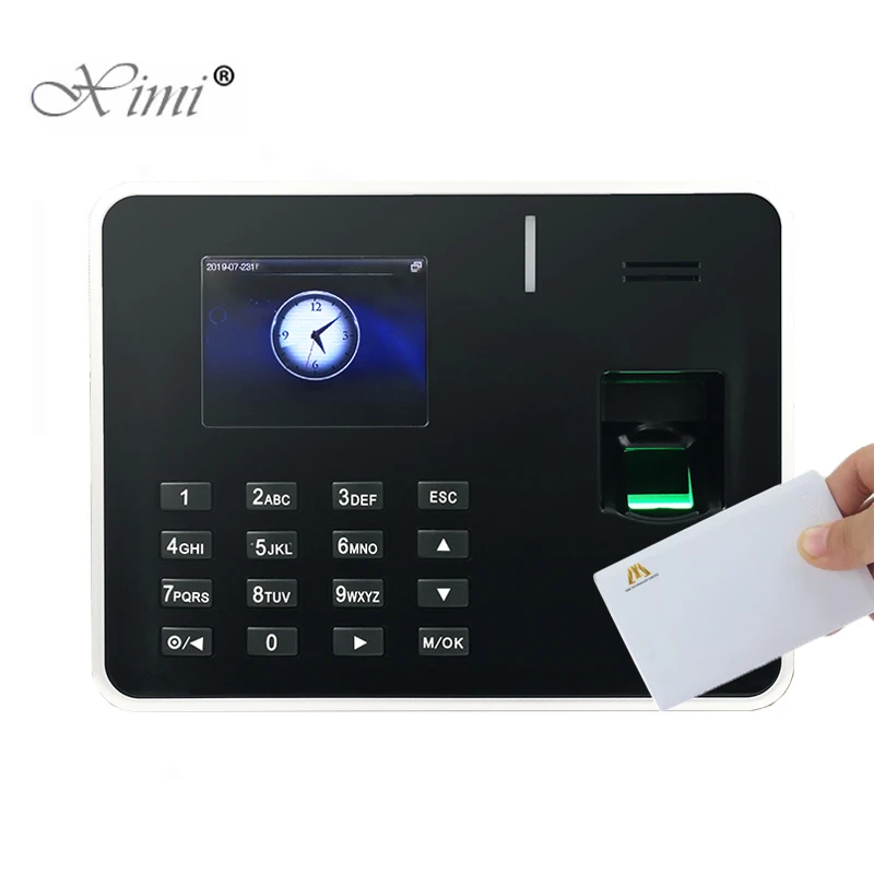 

ZK Biometric Fingerprint Time Attendance System SSR TCPIP USB Password Office Time Clock Employee Recorder Device With IC Card