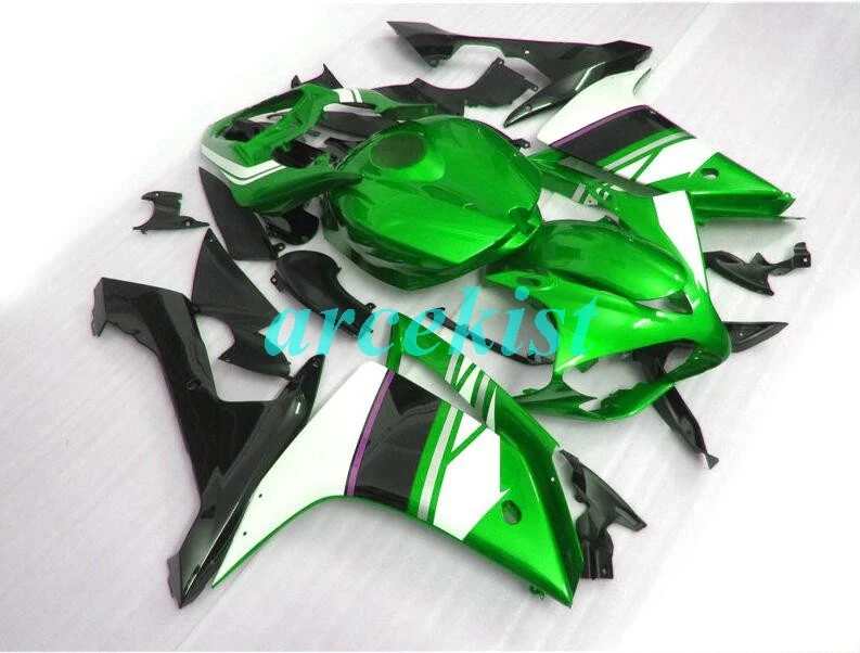 4 подарки ABS прессформы Мотоцикл Обтекатели подходит для Yamaha YZF-1000-R1 2007 2008 07 08 обтекатель кузова набор пользовательских зеленый Прохладный