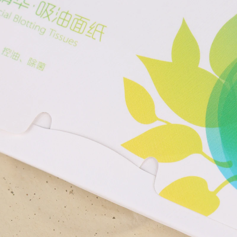 50 Sheet/1bag Tissue Papers Green Tea Smell Makeup Cleansing Oil Absorbing Face Paper Absorb Blotting Facial Cleanser Face Tool