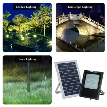 

solar lights Solar Powered Floodlight 120 LED Solar Lights IP65 Waterproof Outdoor solar powered Lights for Garden Lawn