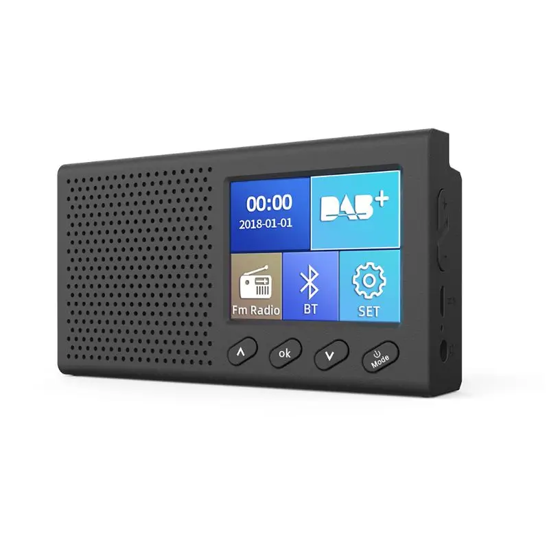 

Portable DAB Receiver FM Radio Bluetooth 4.2 Music Player 3.5mm Stereo Output