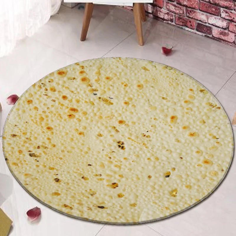 Cake e Торт, блинница, круглая фланель, коврик для дома, впитывающий воду, противоскользящий, круглый коврик - Цвет: Cake e