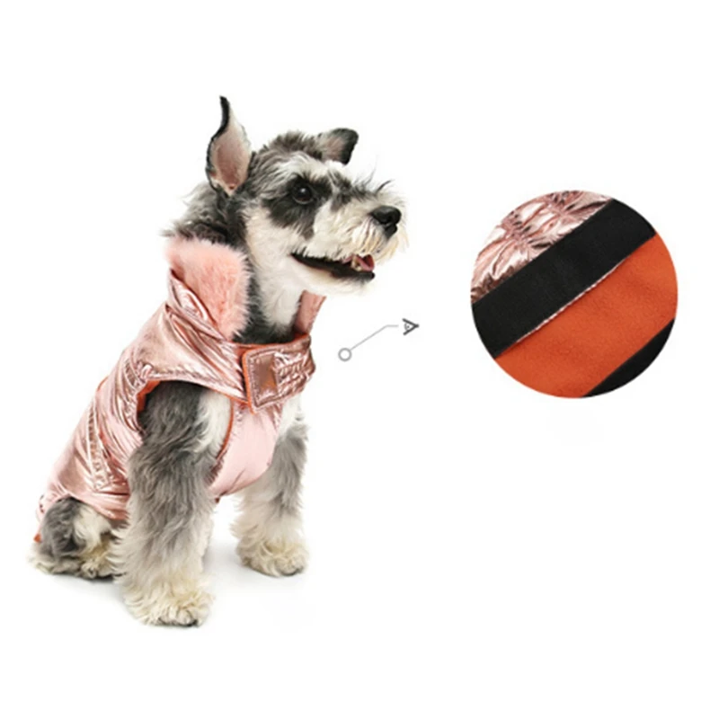 

Winter Warm Large Pet Clothes Labrador Samoyed Golden Retriever Big Dog Outdoor Jacket Fluffy Clothes