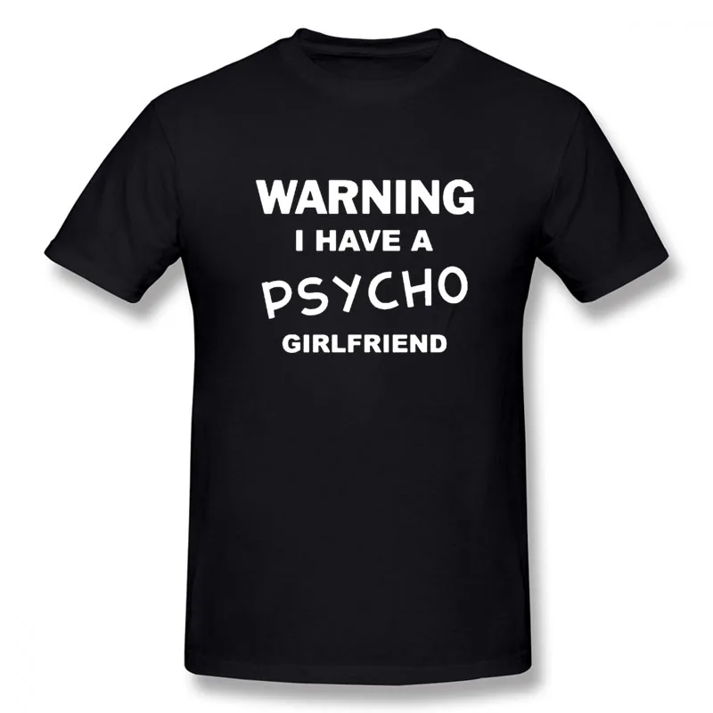 Предупреждение у меня есть Psycho (милый чудак подруги новая забавная футболка Для