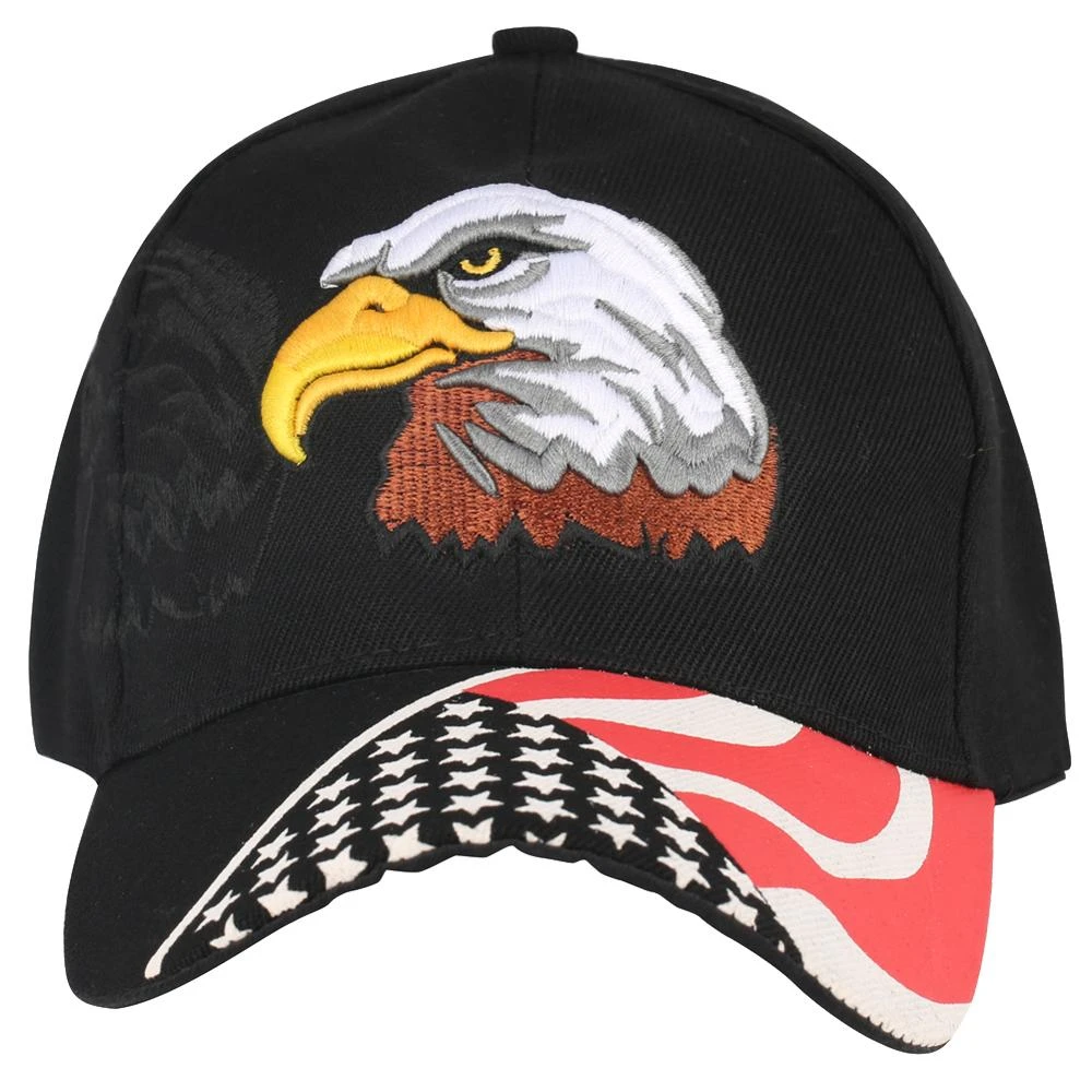 Gorra de béisbol de Hip Hop de hombre águila de verano de Estados Unidos  para mujer