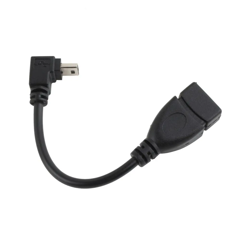 Высокое качество USB B Мужской адаптер преобразования USB A женский в мини 5P OTG кабель Шнур вниз