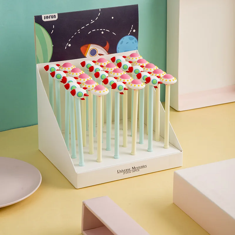 

30 шт., пластиковые гелевые ручки с рисунком