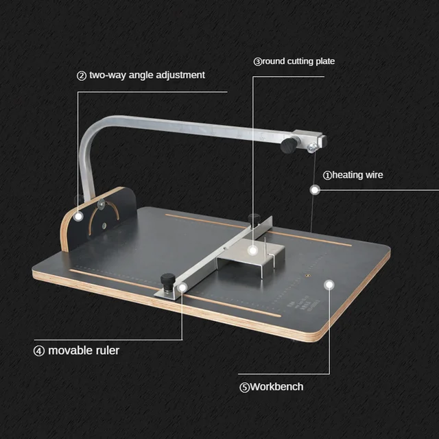 AC 100-240V 전기 가열 와이어 커팅 머신: 폼 및 스티로폼 작업의 완벽한 도구