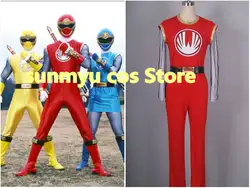 Бесплатная доставка! Ninpu Sentai Hurricaneger Hurricane Red Shiina Yousuke косплей костюм, Индивидуальный размер Хэллоуин оптовая продажа