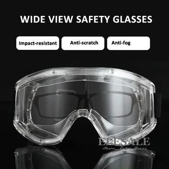 

Safety Goggles anti-virus,Anti-Splash Impact-Resistant Work Safety Protective Glasses For Carpenter Rider Eye Protector