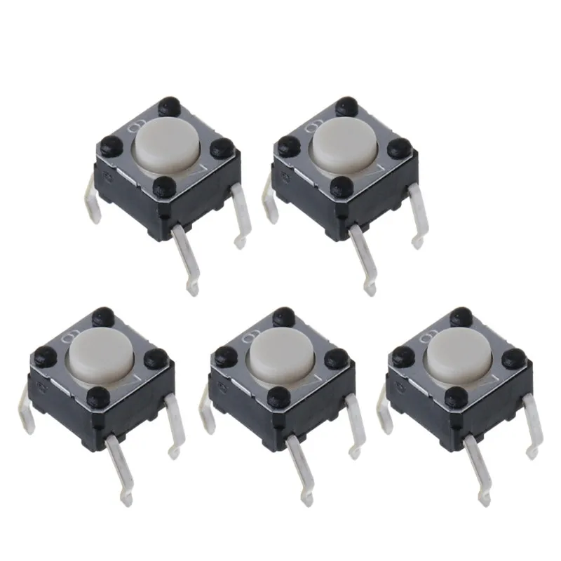 

5Pcs Mouse Micro Switch for Logitech M185 M215 G300 G402 G602 M570 6x6x4.3mm