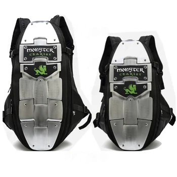 

Motorcycle Motocross ultra-hard aluminum alloy knight backpack motorcycle field crash-proof baffle tortoise shell helmet backpac