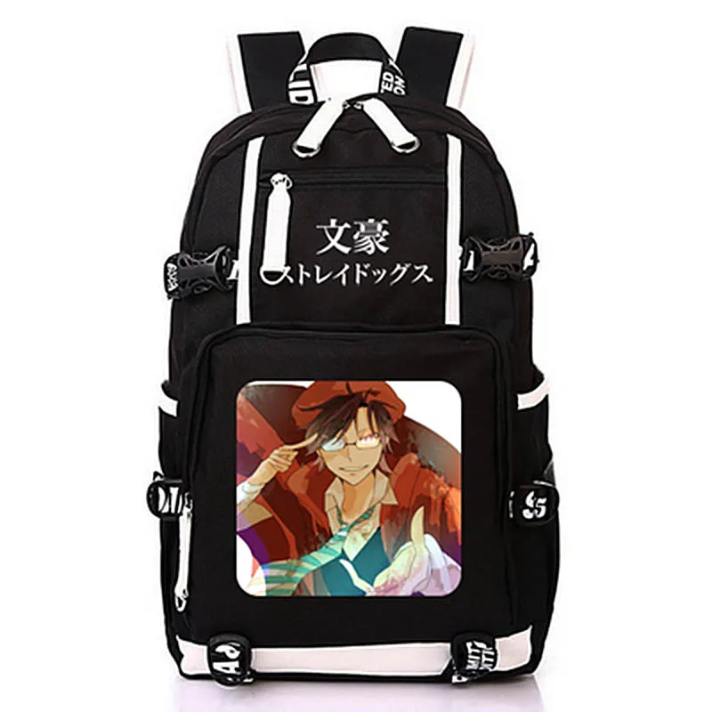 Аниме Bungou бродячие Собаки Рюкзак Mochila ноутбук школьный рюкзак дорожная сумка книжные сумки для подростков студентов - Цвет: Style-14