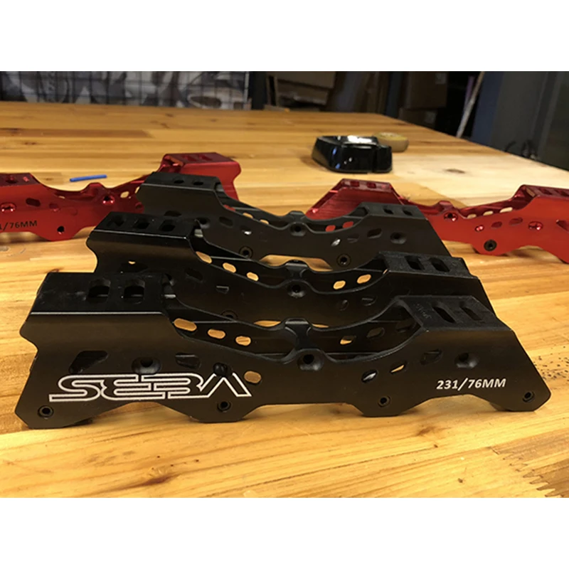 Japy Skate оригинальные SEBA коньки плоские рамы для серии IGOR 231 мм 243 мм роликовые коньки рама для слалома катание
