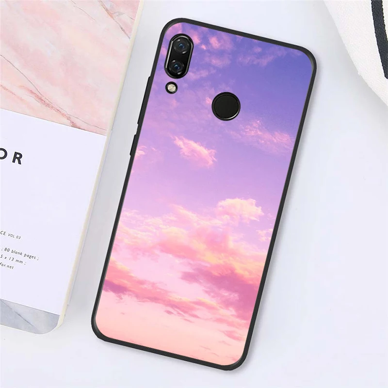 Pink cute kawaii sky space Sunset Cloud Art 