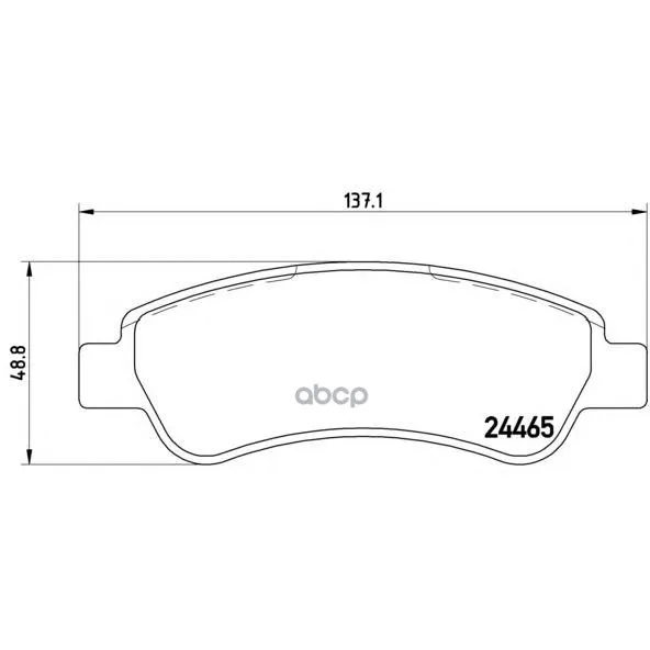 P61091_=1238 00 [425359]!Колодки Дисковые З Citroen Jumper,Fiat