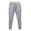 2021 Running sik silk Jogging Pants Men Soft Bodybuilding Joggers Sweatpants Long Trousers Gyms Fitness Sport Training Pants 2
