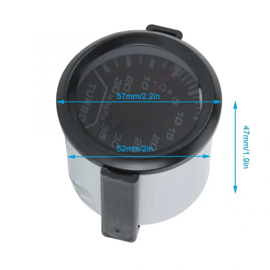 2 в 52 мм усилитель стола psi модифицированный автомобильный инструмент Boost Gauge подходит для 12 В бензиновый автомобиль или двигатель авто аксессуары новые