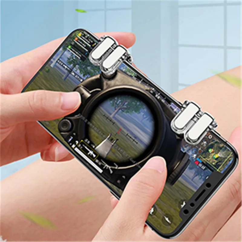 Мобильный игровой контроллер геймпад коготь телефон Aim контроллер триггер Джойстик Геймпад Android IOS джойстик огонь Кнопка игры для PUBG