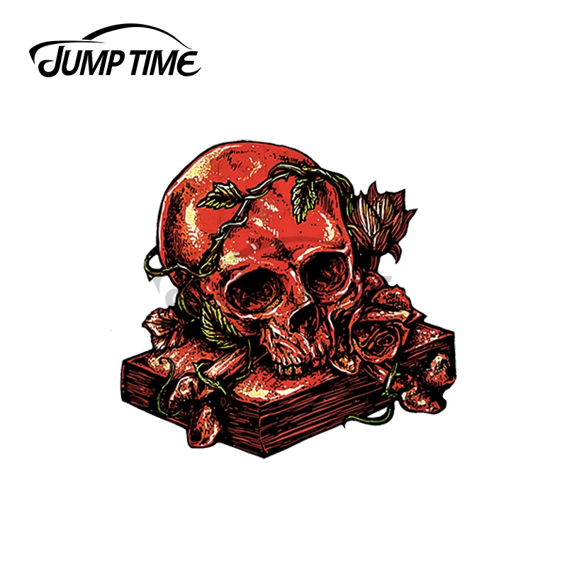 JumpTime 13x5 5 см для череп темно Книги по истории креативные автомобильные стикеры DIY