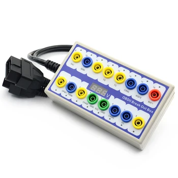 

OBD 2 Breakout Box Manual Quick Switching Car Diagnostic Detector Tools Accessories Auto Tester Repair Cable Line Connector