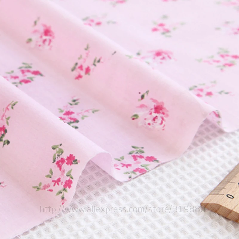 Хлопок ткань Виктория Розовые розы постельные принадлежности ткань DIY для шитья Лоскутная диванная подушка домашний текстиль ткани