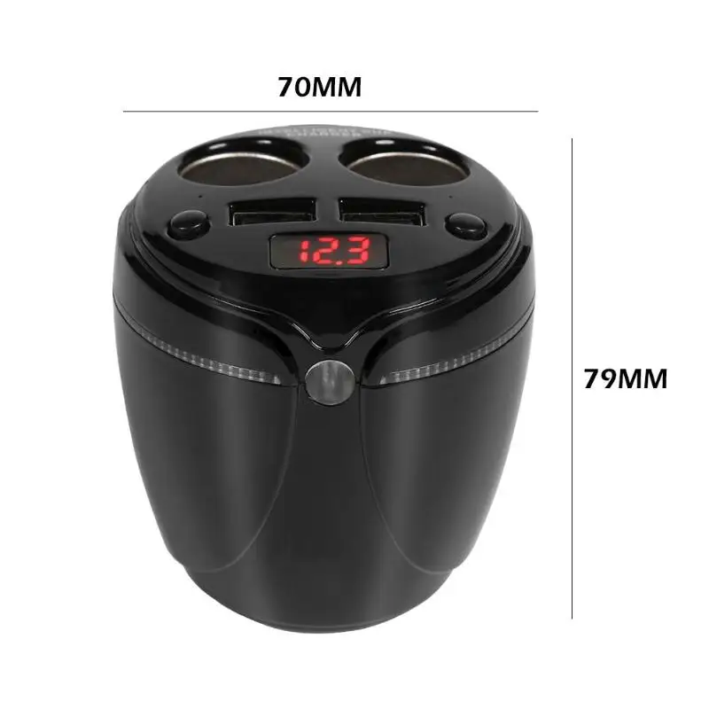 P10 автомобильный прикуриватель разветвитель 3.1A двойной USB зарядное устройство