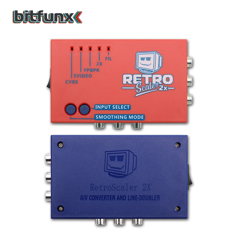  Bitfunx RetroScaler2x A/V to HDMI Converter and Line-doubler for Retro Game Consoles PS2/N64/NES/SE