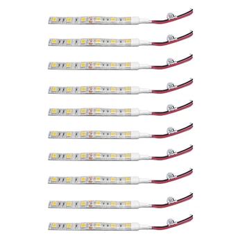 

10 Pcs 10cm Waterproof Blue 5050 Led Strip Lights Dc 12V Caravan Boat Car, 5Pcs Blue & 5Pcs Red