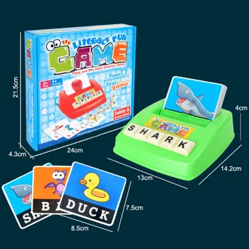 

Children Caroon English Alphabet Numbers Flash Paper Card Educational Toy Gift New Baby Enlightenment Cognitive Early Card