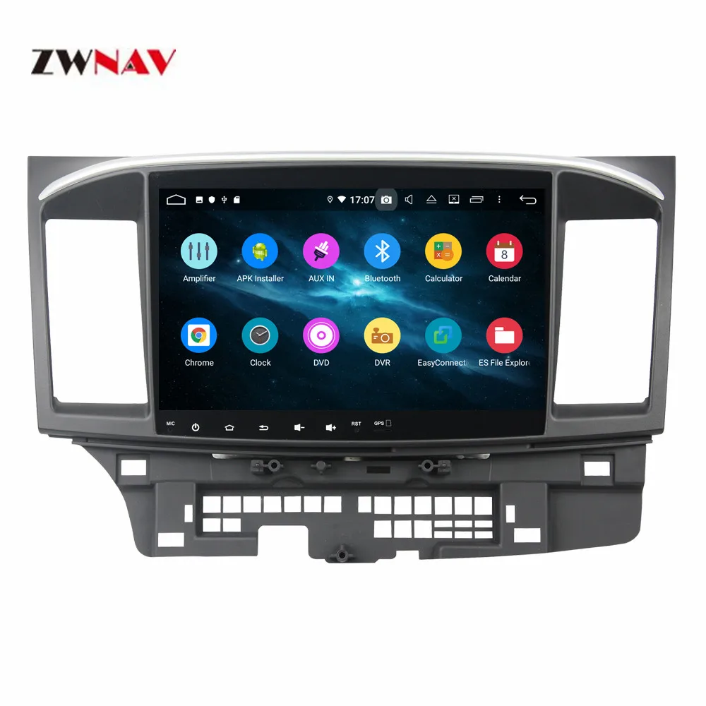 DSP Android 9 PX5PX6 Автомобильный gps навигатор Автомобильный dvd-плеер для Mitsubishi Lancer мультимедийный плеер Авто Радио магнитофон головное устройство