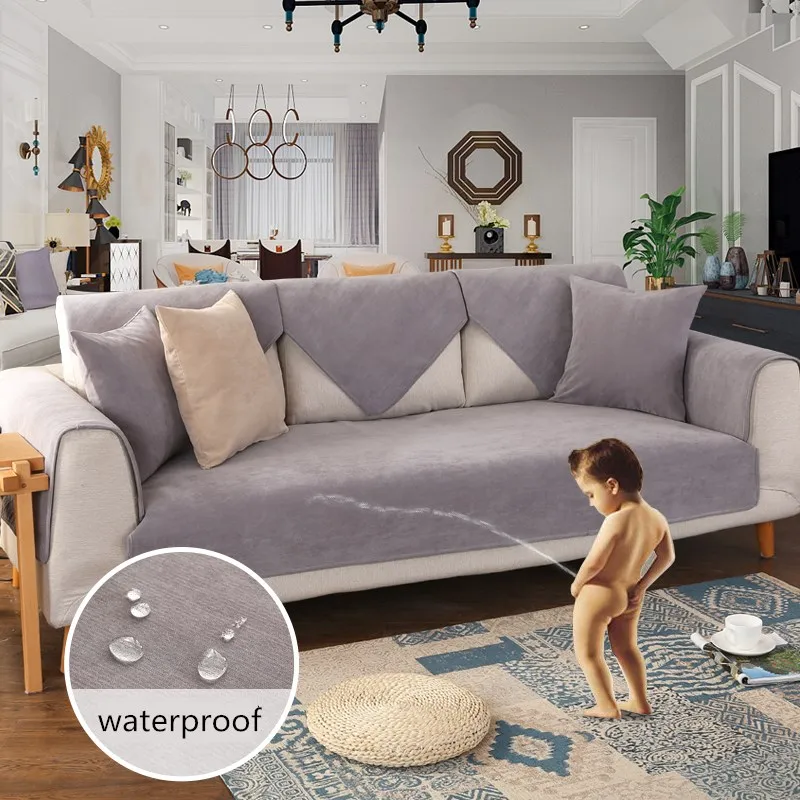 Waterproof Sofa Cushion Cover 2019 New Anti-slip Pet Pad Diaper Four Seasons Towel Nordic Universal Machine Washable | Дом и сад