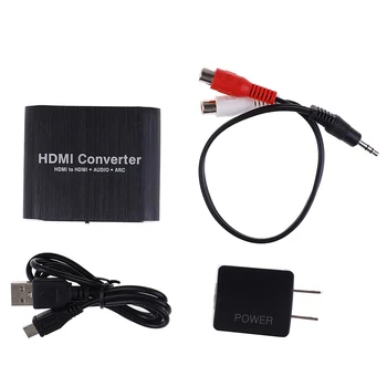 

Compatible With HDMI 2.0 Audio Extractor 5.1 ARC HDMI Audio Extractor Splitter HDMI To Audio Extractor Optical TOSLINK SPDIF