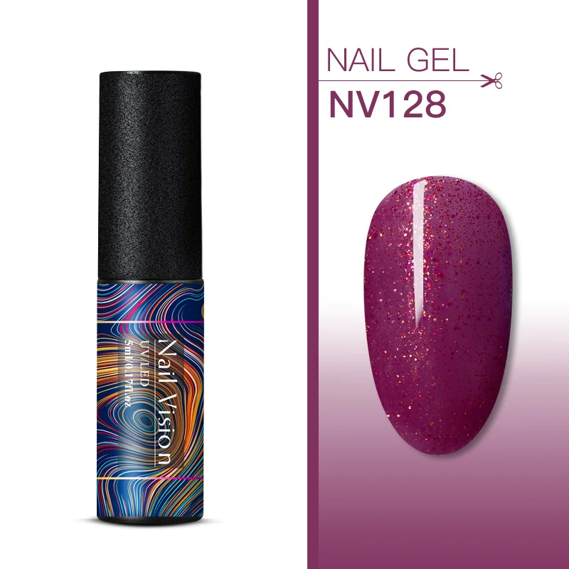 Nail Vision 5 мл Гель-лак для ногтей набор 176 цветов для маникюра гибридный Цвет ногтей Полупостоянный УФ-гель для ногтей гель лак - Цвет: EES06723