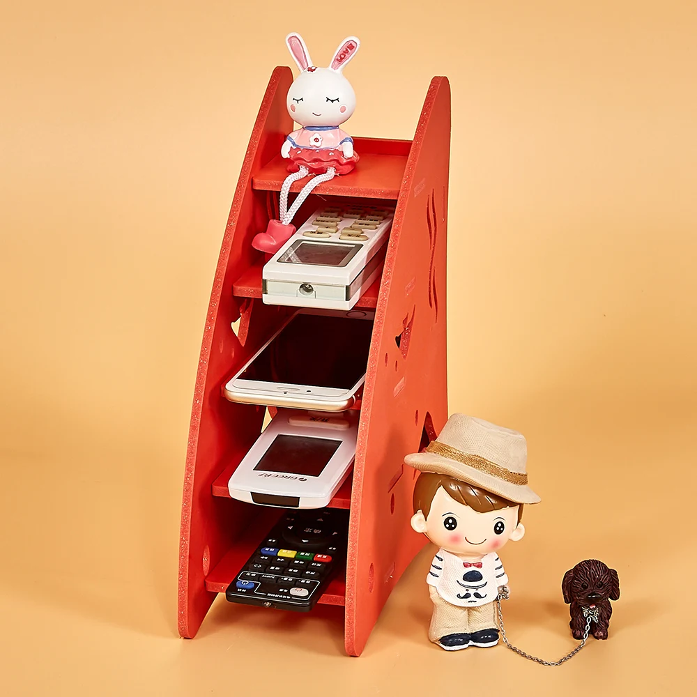 

Organiser 4 Compartments Organizer TV Air Conditioner Stereo Equiments Control Holder Home Sundries Storage