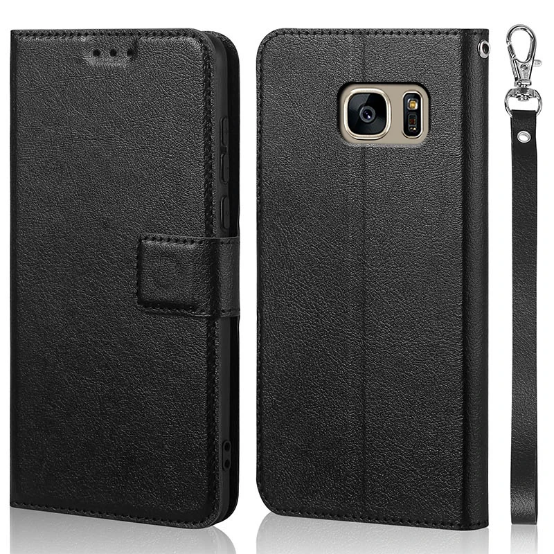 Роскошный чехол-книжка для Samsung Galaxy S7 Edge G9350 G935A G935F оригинальный кожаный телефона