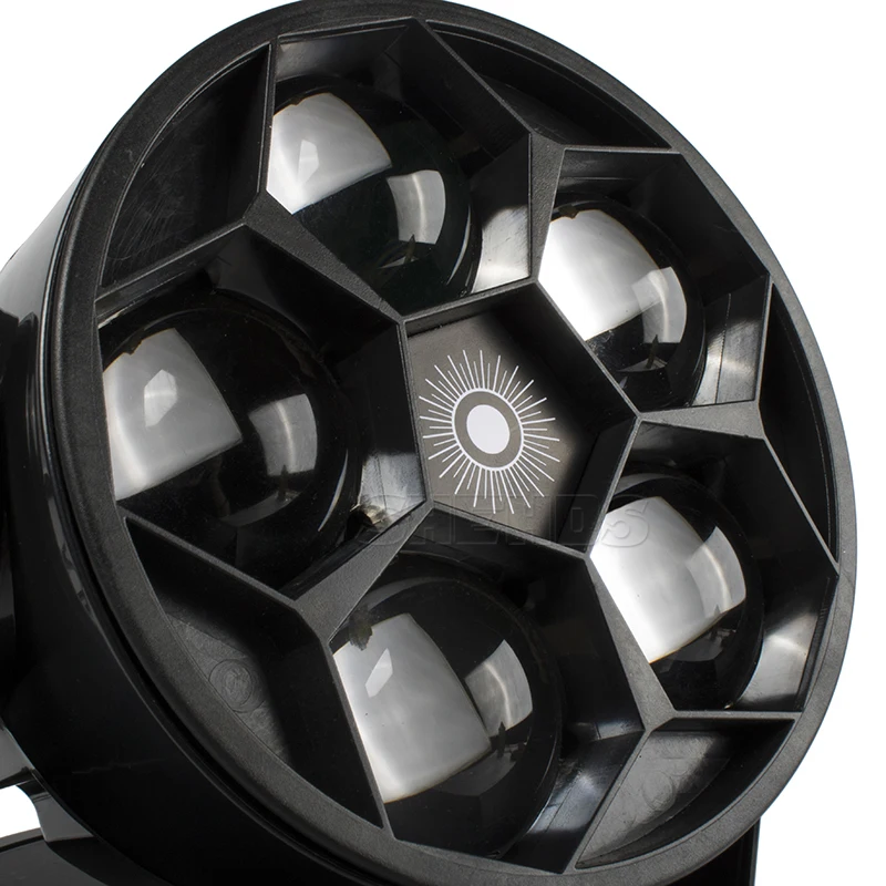 Светодиодный луч + стирка пяти глаза пчел 5x12W RGBW DMX512 сценическое освещение
