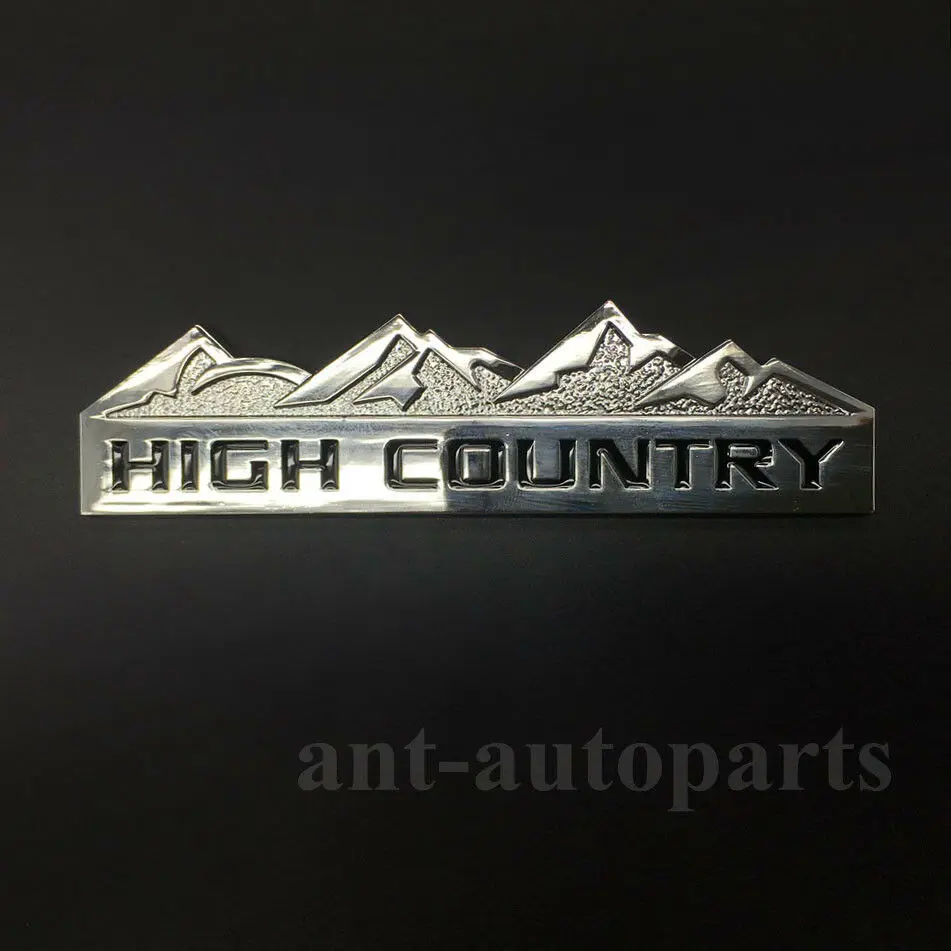 

Metal Chrome High Country Emblem Car Auto Trunk Fender Rear Badge Decal Sticker